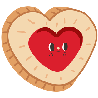 A big icon of a dessert